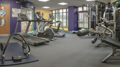 The gym at De Vere Latimer Estate