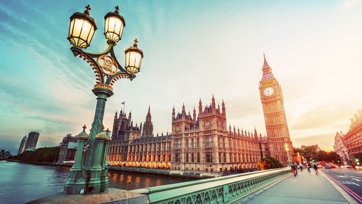 Westminster Bridge and the Houses of Parliament