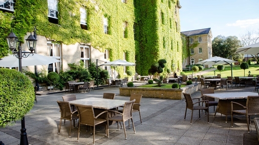 The terrace at De Vere Beaumont Estate