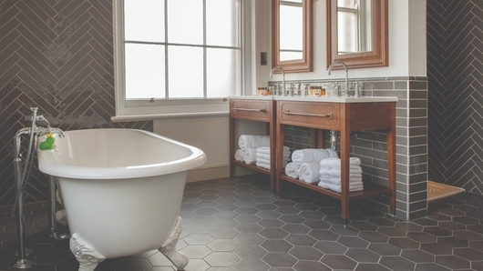 Suite bathroom at De Vere Beaumont Estate