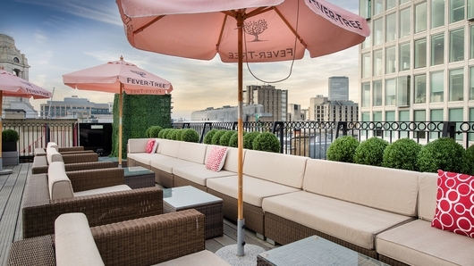 The Roof terrace at De Vere Grand Connaught Rooms
