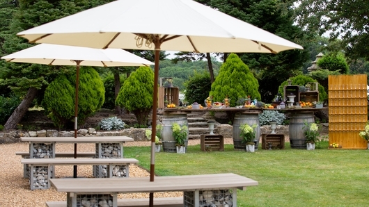 De Vere Horsley Estate barrel bar