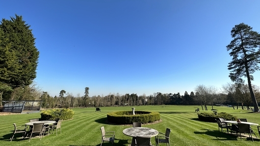 Beaumont front lawn