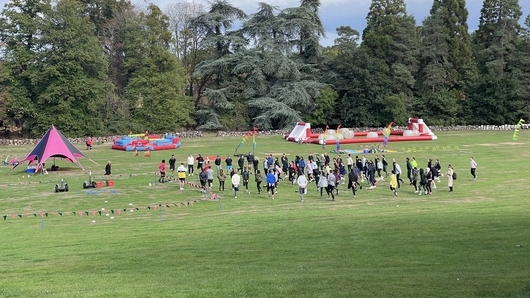 Inflatable fun ahoy on the vast White House bottom lawn