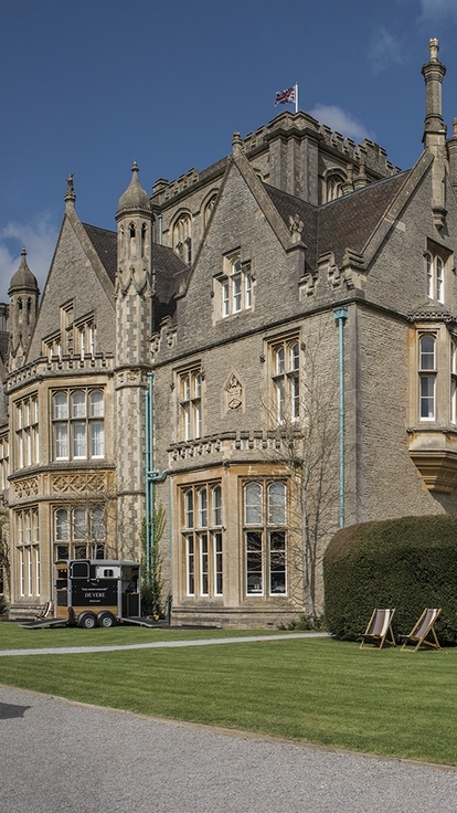 a view of the Tortworth Mansion House reception room