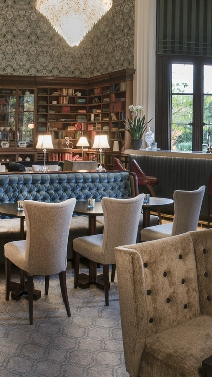 The Library Bar at De Vere Tortworth Court