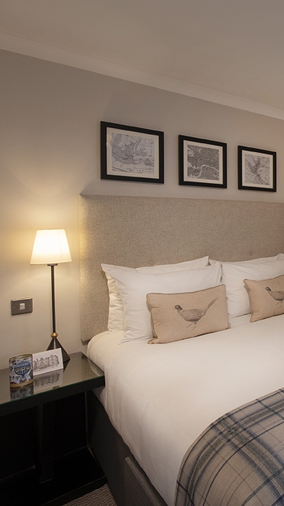 Bedroom at The Waterhouse in De Vere Latimer Estate