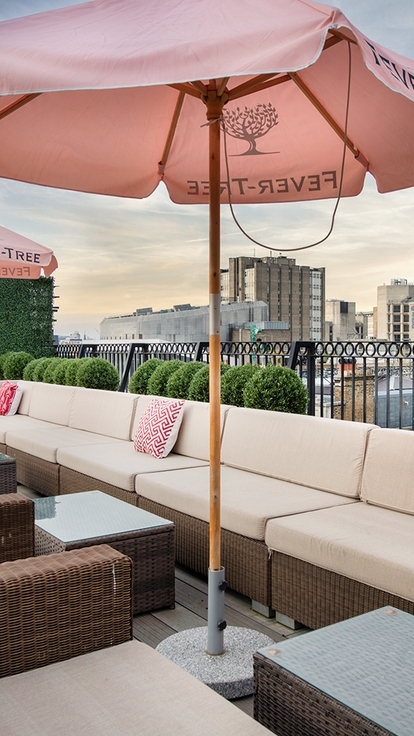 The Roof terrace at De Vere Grand Connaught Rooms