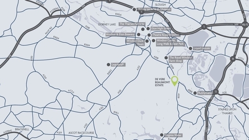 Beaumont Estate days out map