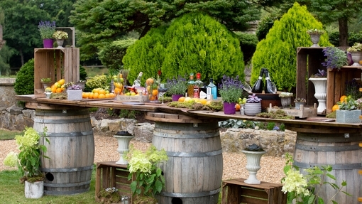 Food display at De Vere Horsley Estate