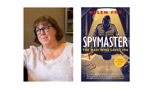 Helen Fry and book cover