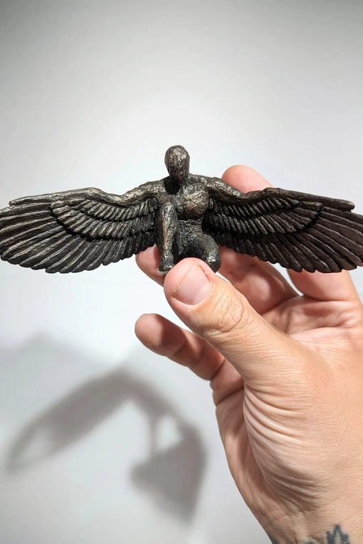Ed Elliott 'Greer, Guardian Angel #15' sculpture